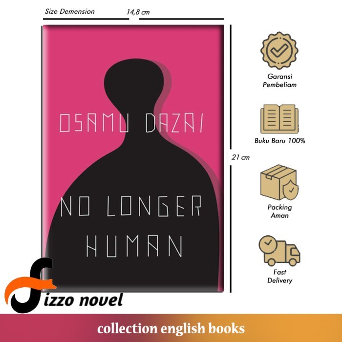 Jual Buku No Longer Human by Osamu Dazai (English) FIzzo Novel Shopee Indonesia