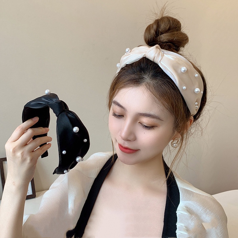 Jual Town Shell Kimi Korean Head Band / Bando Korea / Bandana Satin