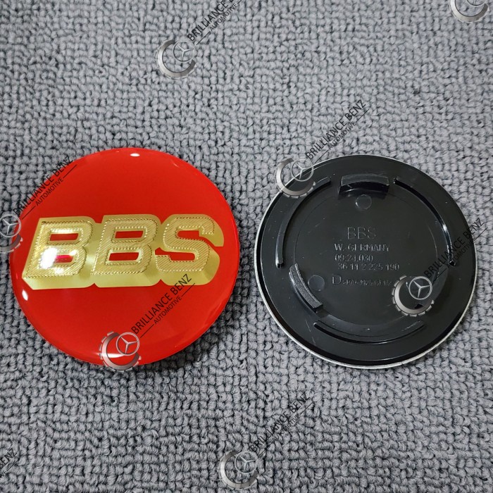 4PCS BBS Style 70mm Wheel Center Caps | Black & Gold Hub Covers For Car Rims | All-Weather