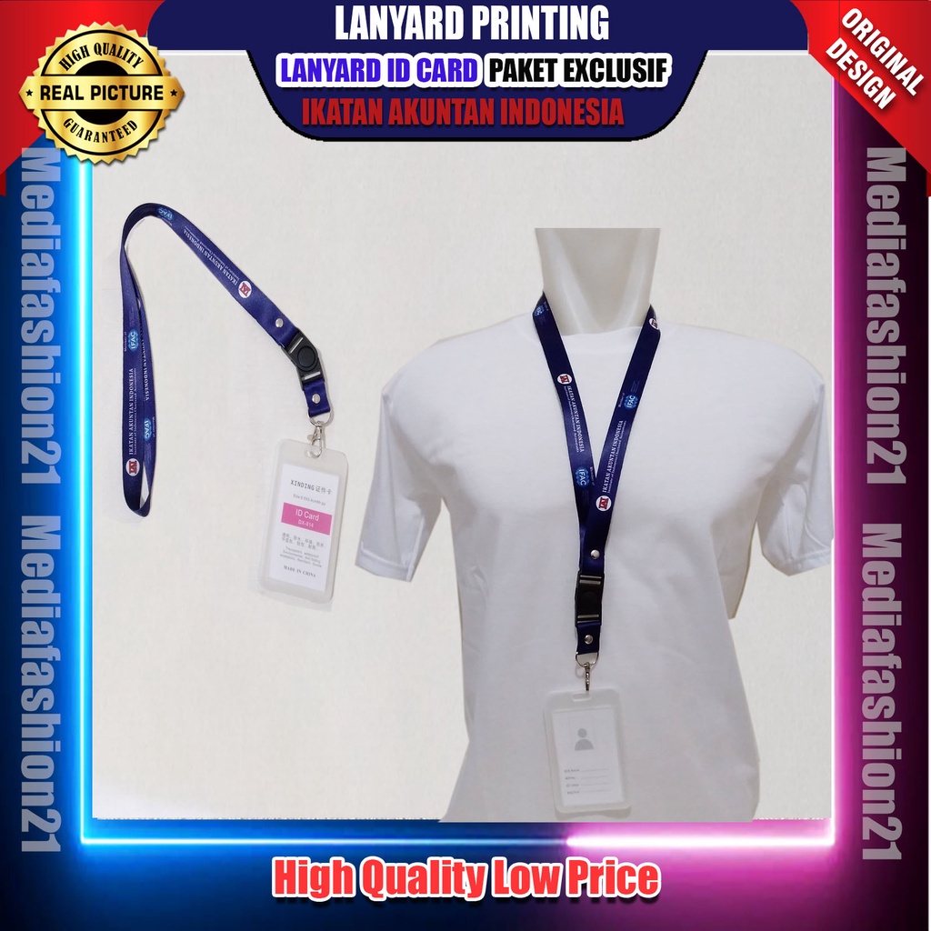 Jual Lanyard IAI/IKATAN AKUNTAN INDONESIA Id Card Printing (PAKET ...