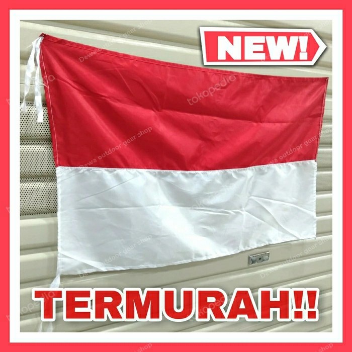 Jual Promo - Bendera Merah Putih 60x90 Cm - Sedia Bendera Merah Putih ...