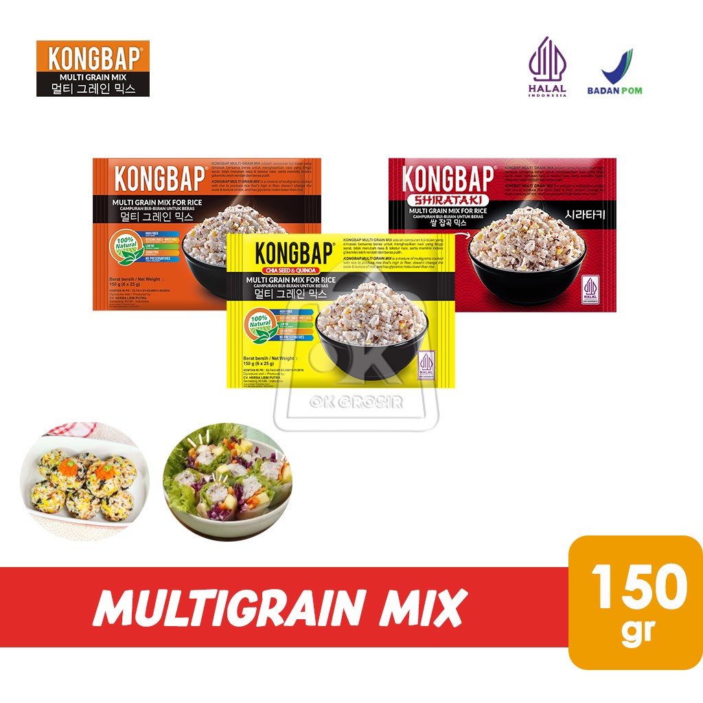 Jual Campuran Nasi Korea Kongbap Multigrain Mix For Rice Jumeokbab (150 ...