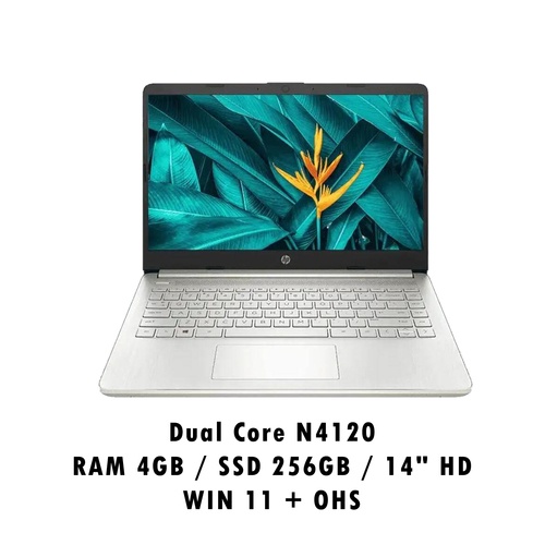 Jual Laptop Hp 14s Dq0510tu Dual Core N4120 Ram 4gb Ssd 256gb 14 Silver Shopee Indonesia 6059