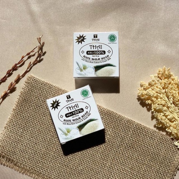 Jual Thai Sabun Rice Milk Soap 50gr / Sabun Beras Susu Thai Original