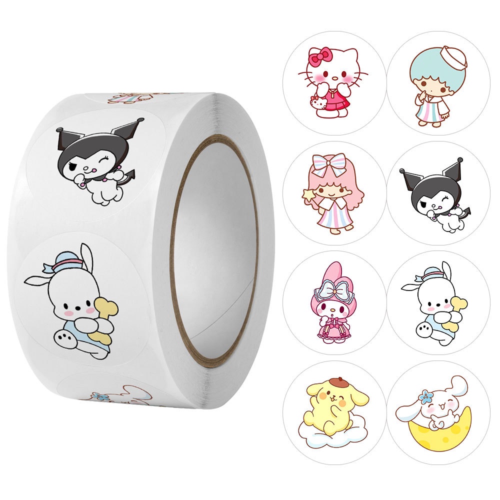 Jual Stiker Label Thank You / Stiker Roll (500 Pcs) / Stiker Ucapan