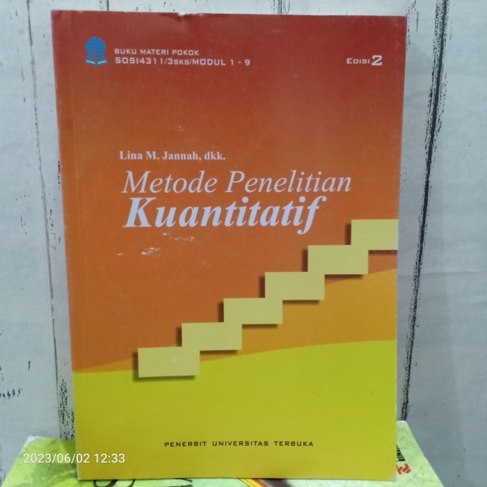 Jual ORIGINAL BUKU METODE PENELITIAN KUANTITATIF Edisi 2 Karangan By ...