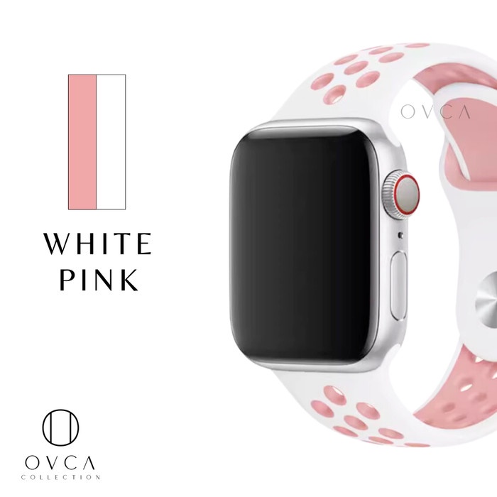 Apple Watch Strap Series ULTRA SE Nike Sport 38mm 40mm  41mm 42mm 44mm 45mm 49mm Loop Band Karet Silicone Rubber Silikon Tali Jam  - Main Image