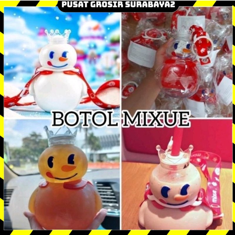 Jual Botol Viral Botol Mixue Ml Botol Boba Botol Ice Cream Mixue