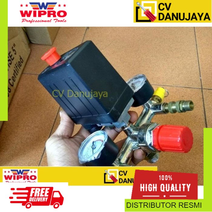 Jual otomatis kompresor set WIPRO / kran safety valve Compressor ...