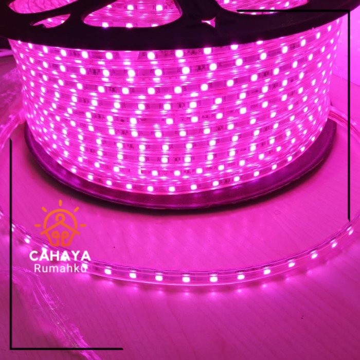 Jual Lampu Led Strip Selang SMD 5050 220v 100M OUTDOOR Full 100Mtr