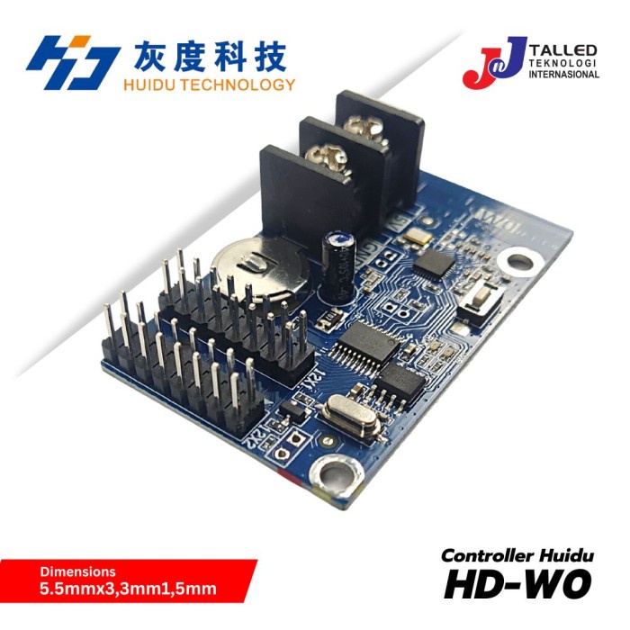 Jual CONTROLLER CARD HUIDU HD W0 WIFI 320*32 RUNNING TEXT LED WIFI ...
