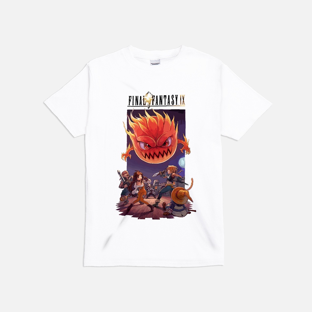 T-Shirt Limited Edition Final Fantasy - Square Enix - Gamescom - Taille M - Bleu Coton - Collection Jeux Vidéo