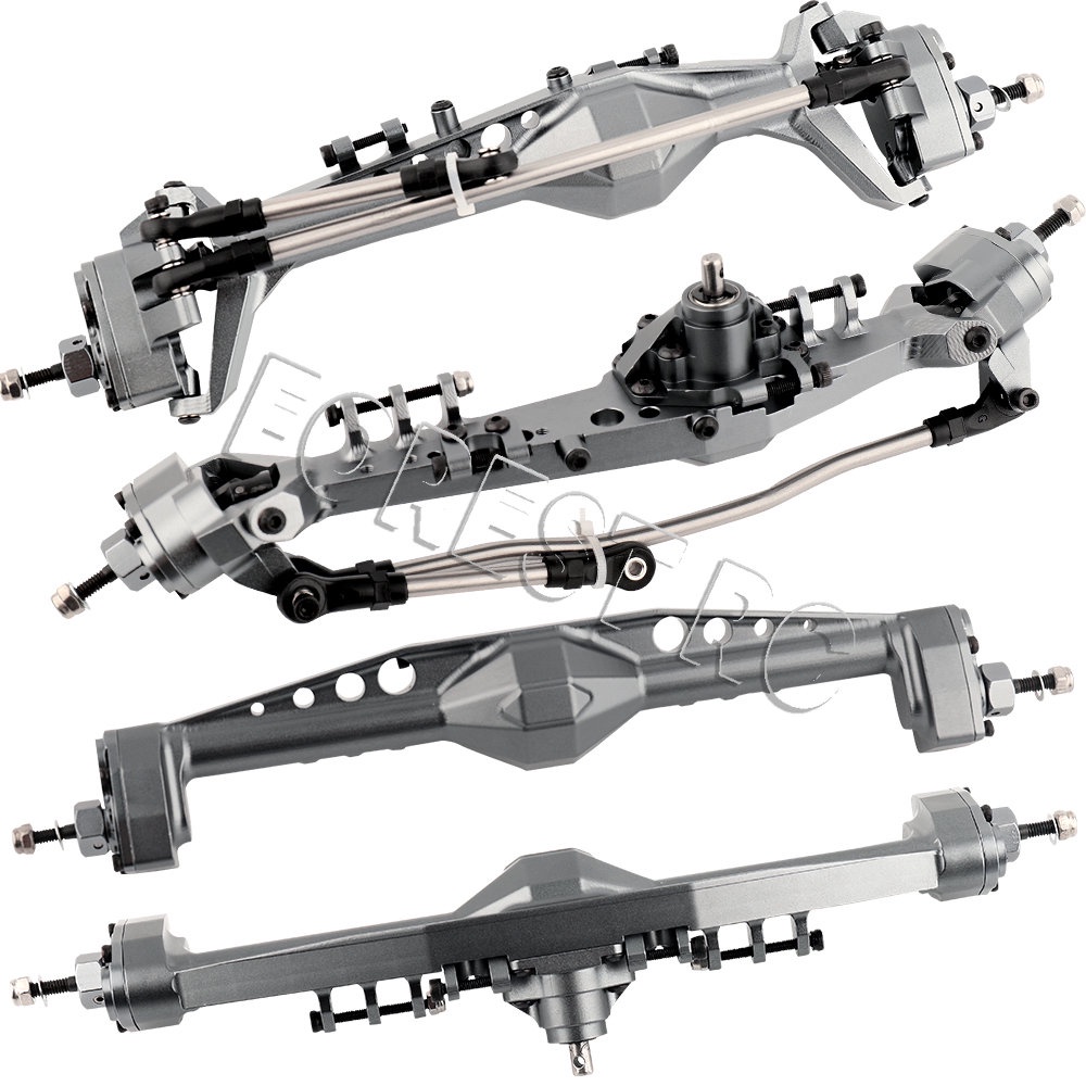 Jual New Full CNC Aluminum F9 Portal Front Rear Axle with Offset Front ...