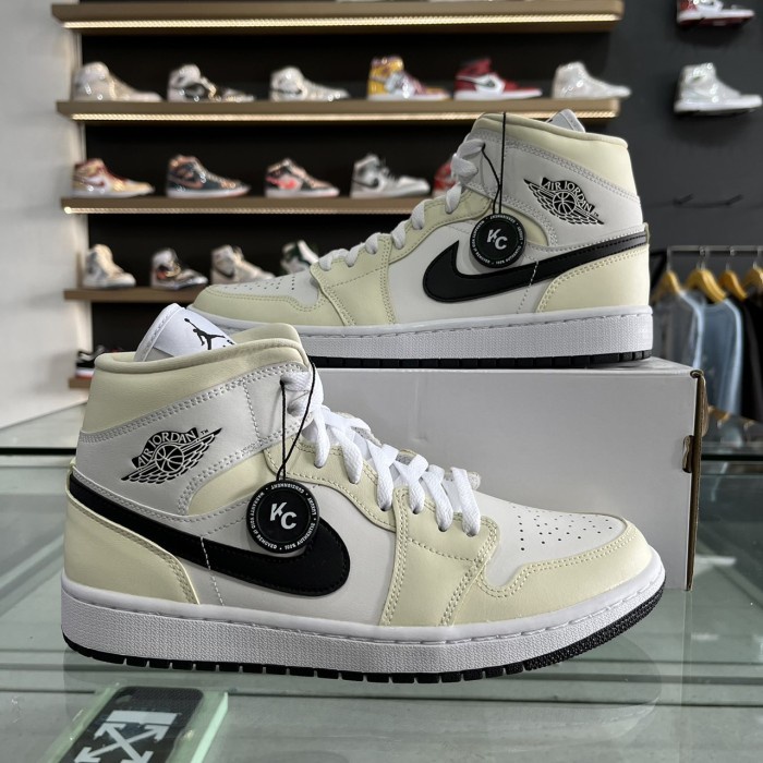 Jual Air Jordan 1 Mid Coconut Milk (W) Shopee Indonesia