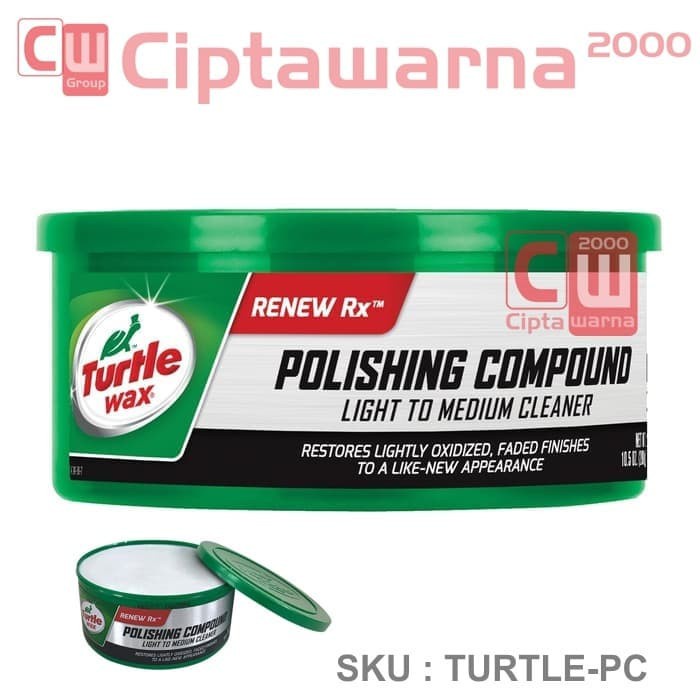 Jual Turtle Wax Polishing Compound Pasta Kompon Halus Putih Gr