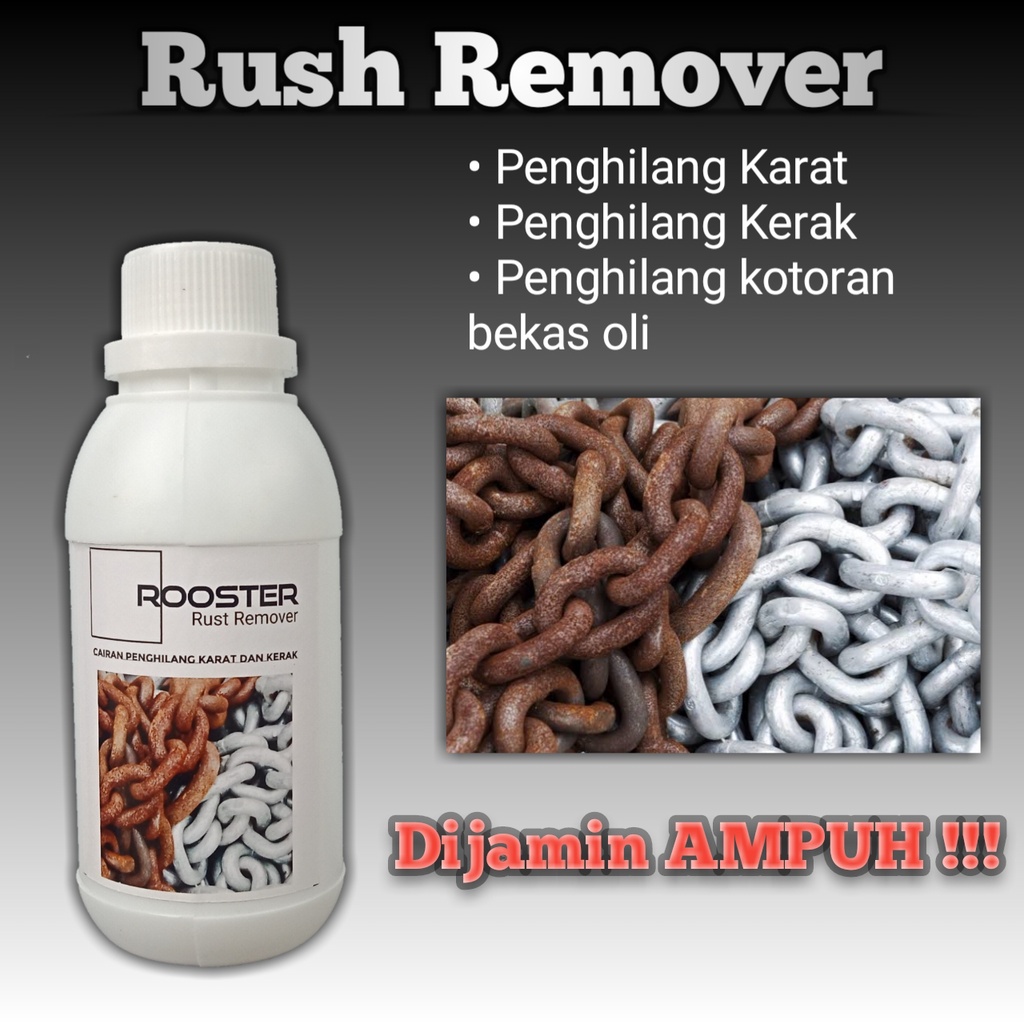 Jual ROOSTER Penghilang Karat Rantai Motor Rust Pembersih Mobil Cleaner ...