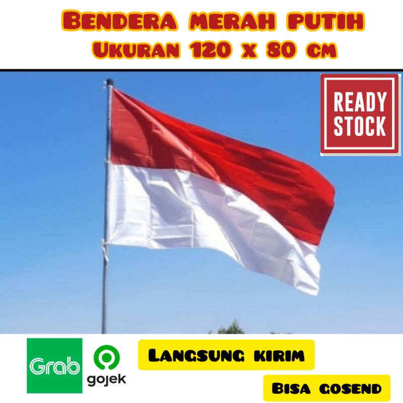 Jual Bendera Merah Putih Ukuran Sedang 120 X 80 Cm Shopee Indonesia 5382