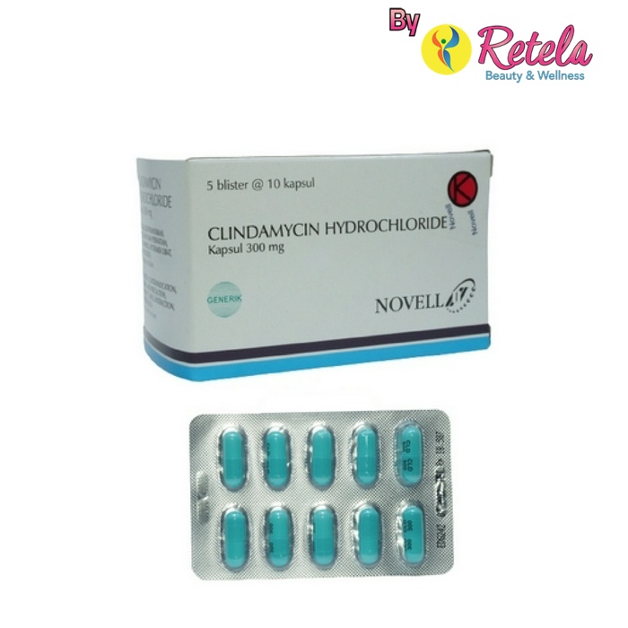 Jual CLINDAMYCIN 300MG 1 STRIP 10 CAPSUL | Shopee Indonesia