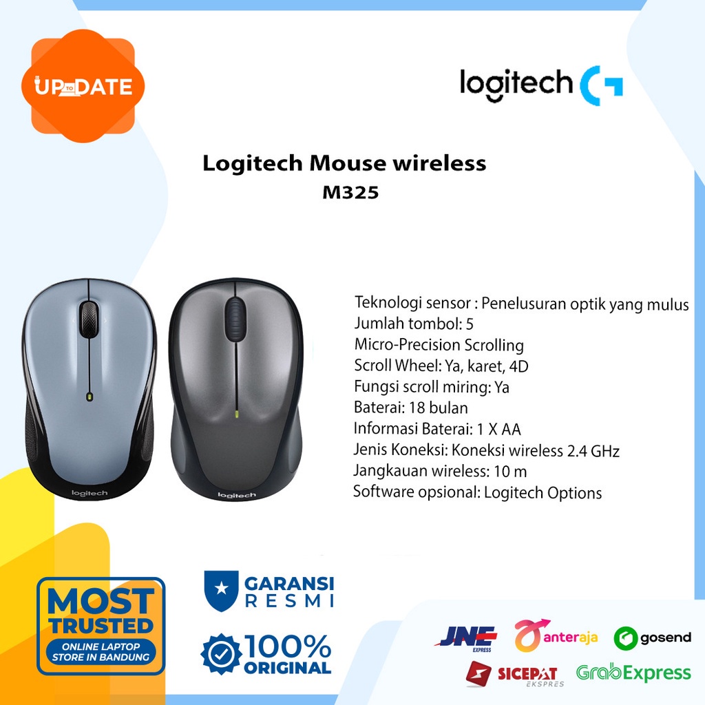 Jual Mouse Logitech M325 Wireless | Shopee Indonesia