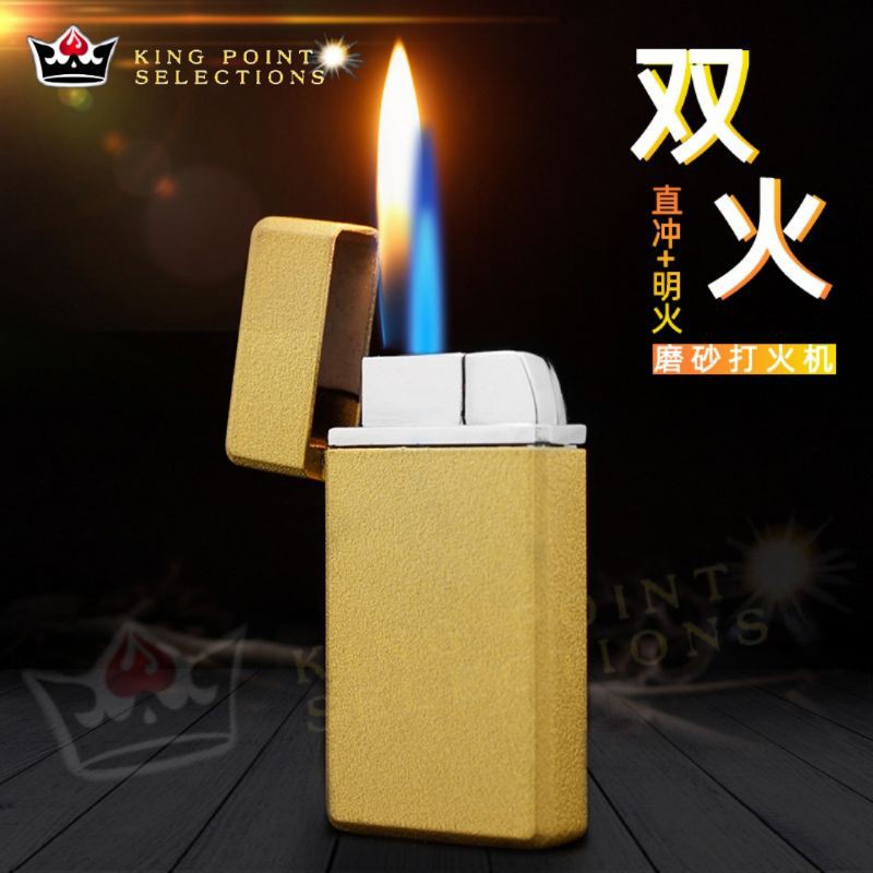 Jual korek api dua api Double Fire 2 in 1Korek Api 2 Api Las Gas ...