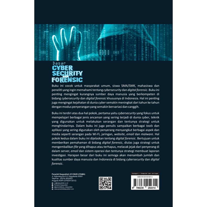 Jual Buku Dasar Cyber Security dan Forensic - BUKU TEKNIK ORI | Shopee ...