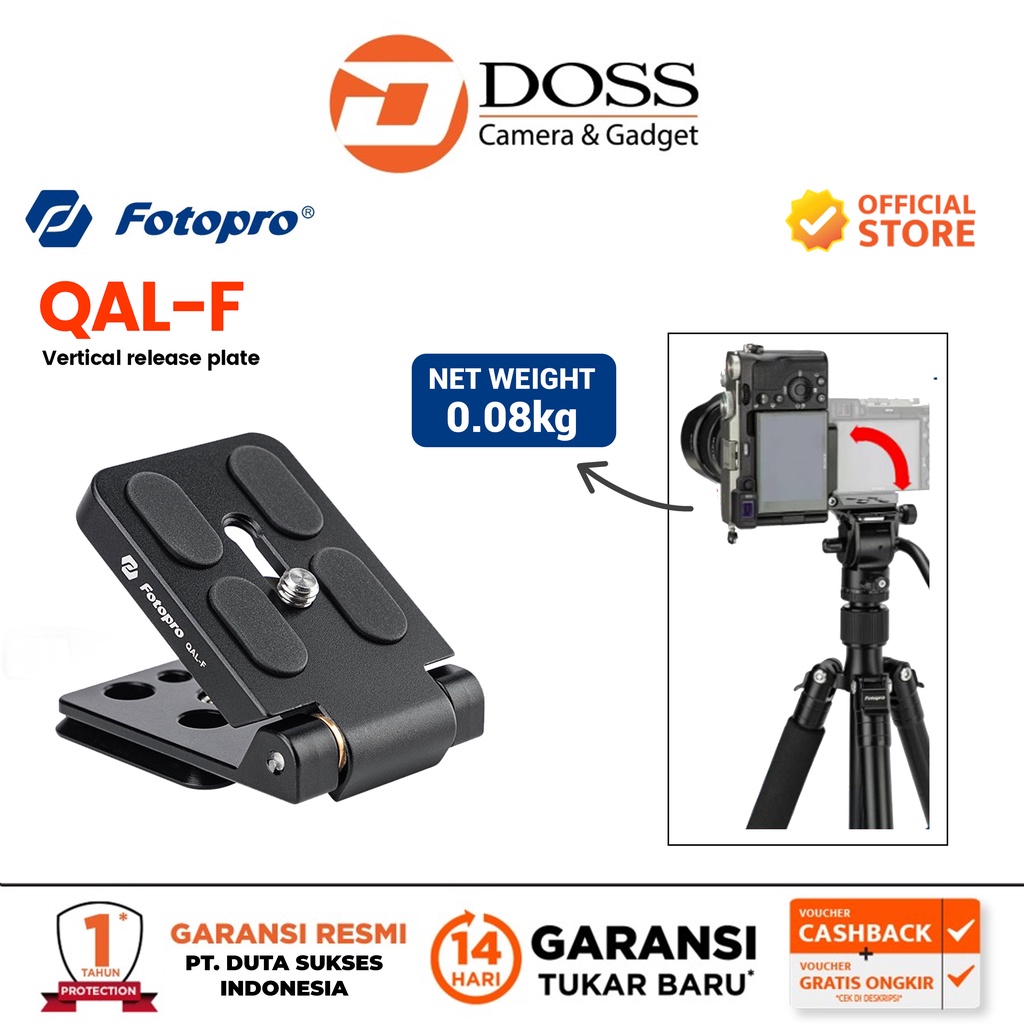 Jual Fotopro QAL-F Horizontal to Vertical Rotating Camera | Shopee ...