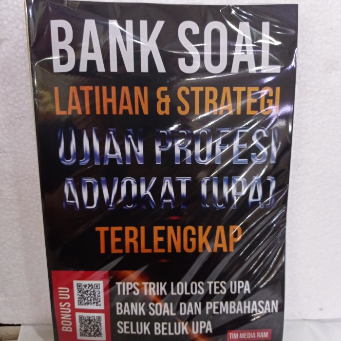 Jual Buku BANK SOAL LATIHAN & STRATEGI UJIAN PROFESI ADVOKAT UPA ...