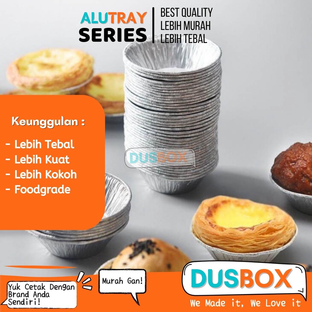 Jual Alu Tray Rx-145 / Alumunium Tray / Alumunium Cup / Muffin ...