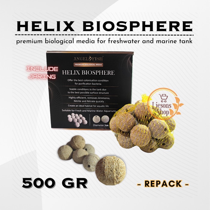 Jual Angelfish HELIX BIOSPHERE 500GR Media Filter Akuarium Kolam Bio ...