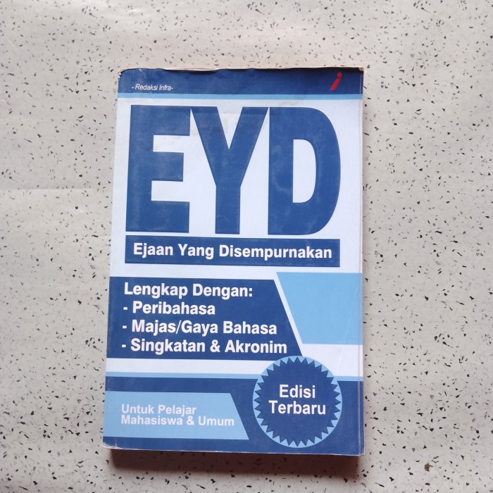 Jual Buku Bahasa EYD Edisi Terbaru | Shopee Indonesia
