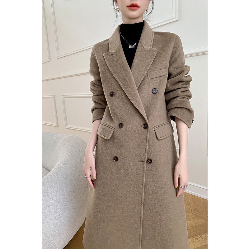 Jual Long Coat Wanita Hangat Coat Blazer Korean Style jubah wanita korea terbaru Shopee Indonesia