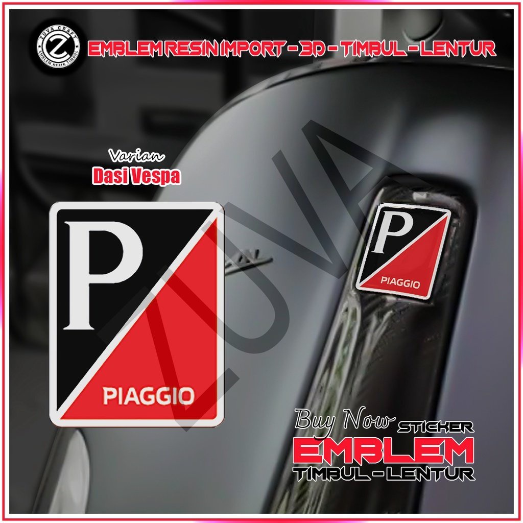 thumbnail interactive-video image 1 of RMS Vespa Leg Shield Emblem - Piaggio Models (142720170) 1 of 5