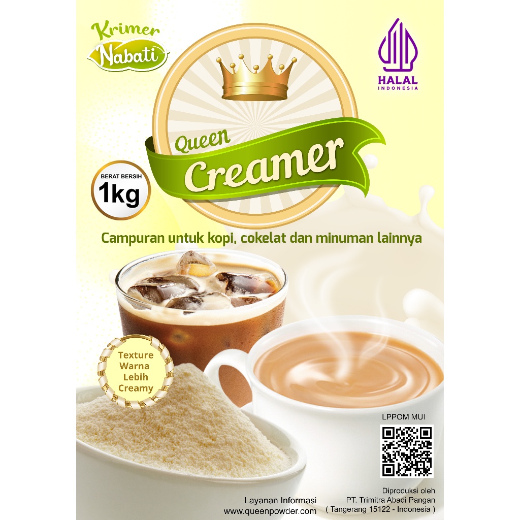 Jual Krimer Nabati / Creamer Untuk Minuman Super Premium 1 Kg Shopee