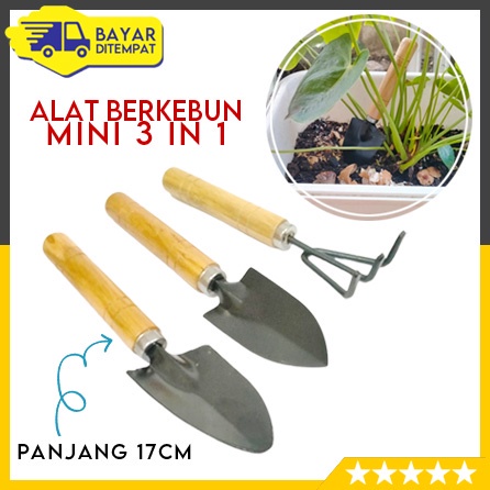 Jual Alat Berkebun Tebal Mini Set In Sekop Garpu Cangkul Taman