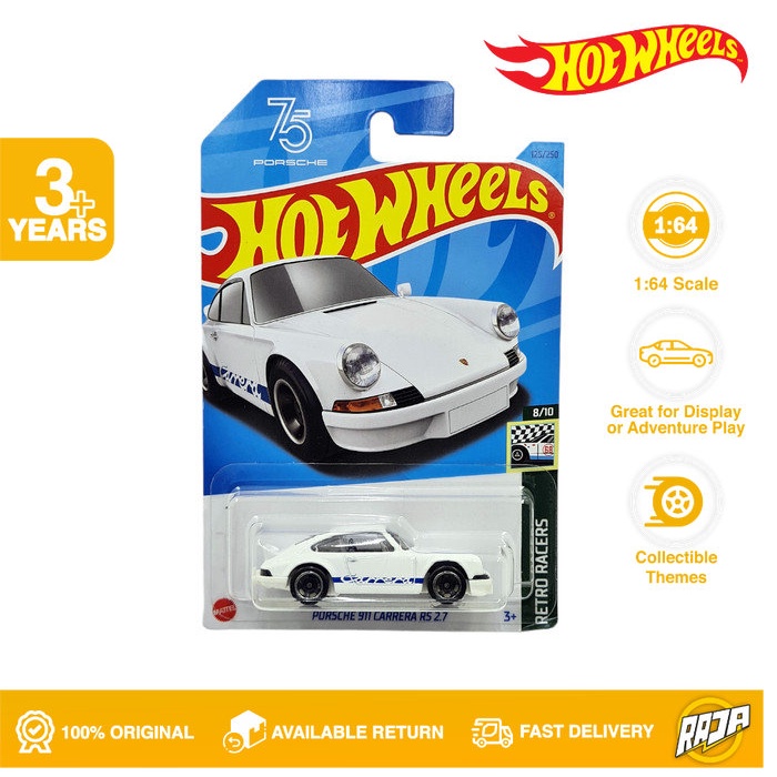 Jual Hot Wheels Porsche 911 Carrera RS 2.7 Putih - F 2023 | Shopee ...