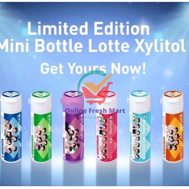Jual Lotte Xylitol Aneka permen karet Fresh Mint Blueberry jeruk nipis