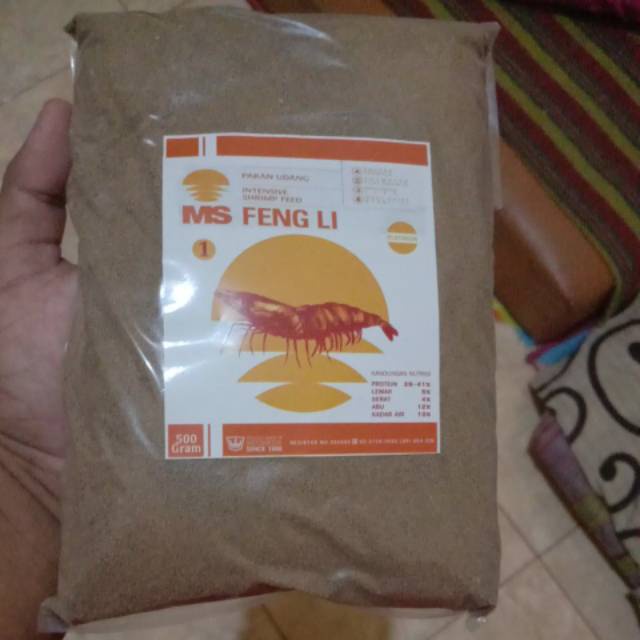 Jual Pelet fengli 1 kemasan 500gram MS Feng Li 1 platinum pakan larva ...