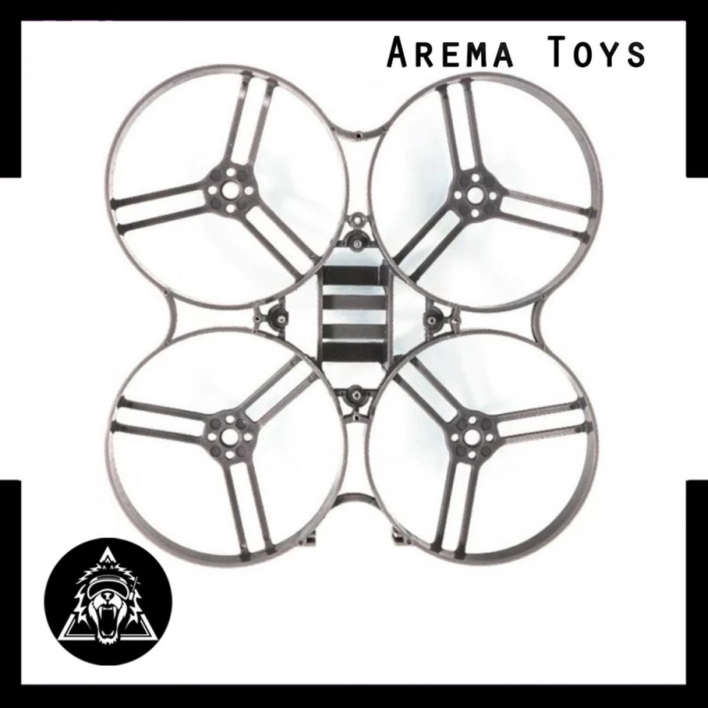 BETAFPV Kit De Marco Meteor85 85mm Para Drone FPV Whoop 2S, Compatible Con Motores 110x Y Placa FC Whoop, Incluye 2 Marcos Negro Y Gris