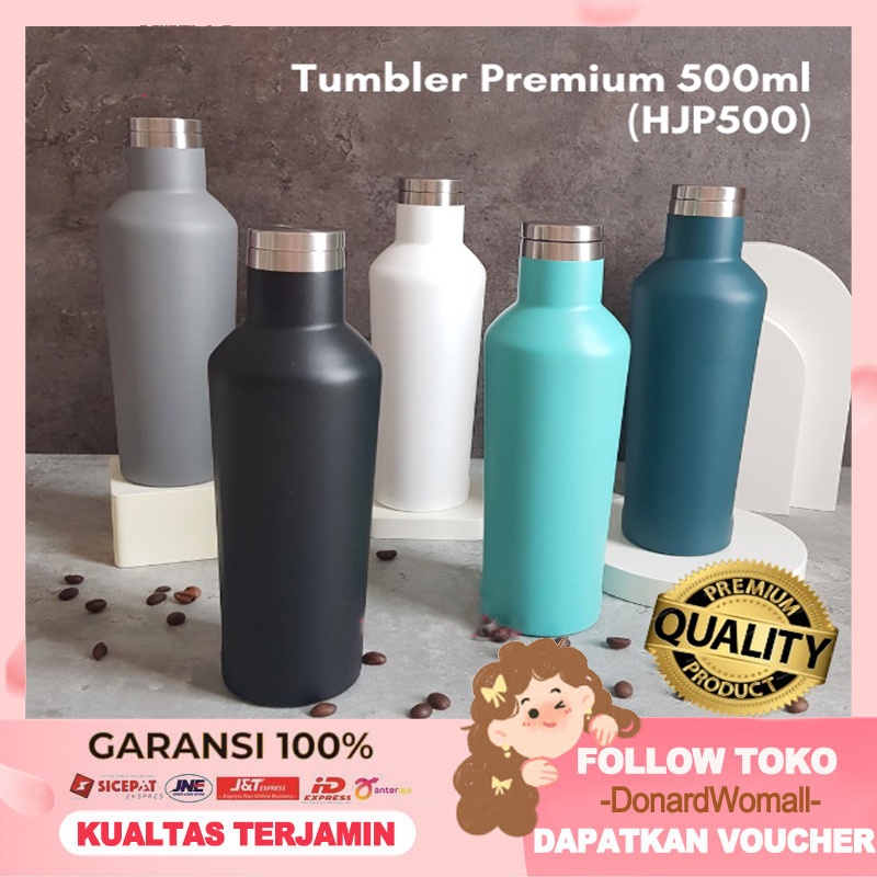 Jual Tumbler Termos Premium Stainless Steel Dua Sisi Datar Ml