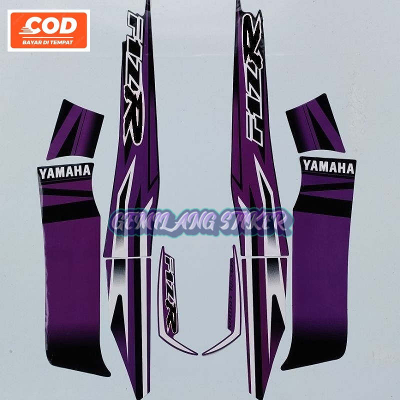 Jual Striping Decal Polet Sticker yamaha fizr fiz r f1 zr special ...