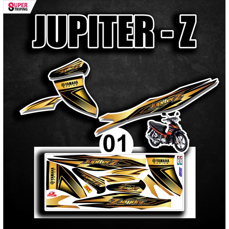 Jual STICKER JUPITER BURHAN Varian 01 - Tahun 2006 2007 2008 2009