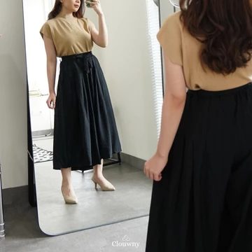 Clouwny Emilia Culottes Pants Premium Linen