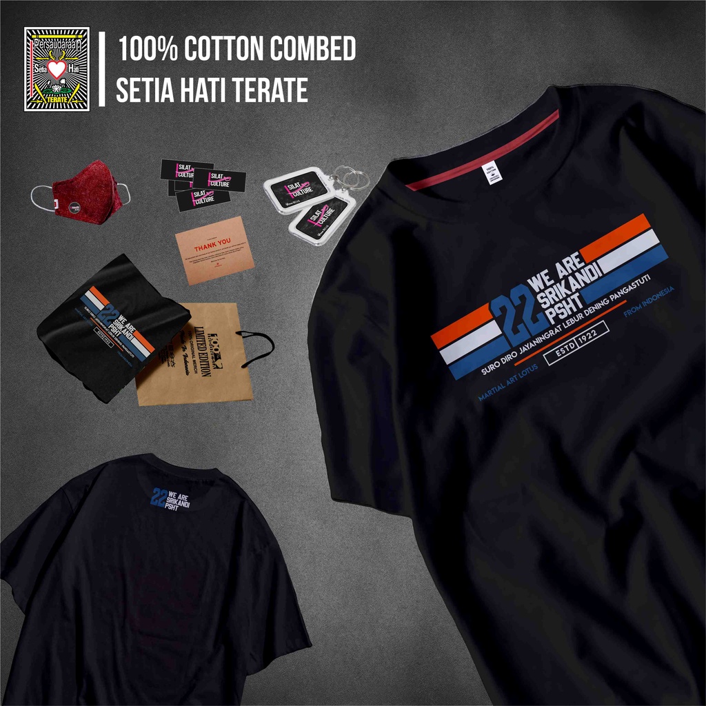 Jual KAOS PSHT TERATE DISTRO SETIA HATI RAJA TEGA PUNKSHTER TERJAL Kode ...