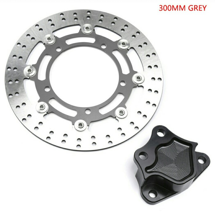 Jual disc rotor 300mm floating model Brembo + breket caliper 4piston ...