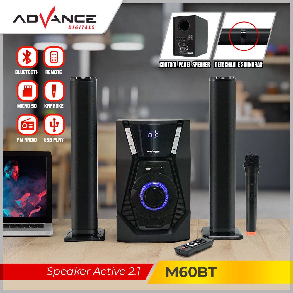 Jual Bisa Dikirim Hari Ini Advance Speaker Bluetooth Bass Speaker