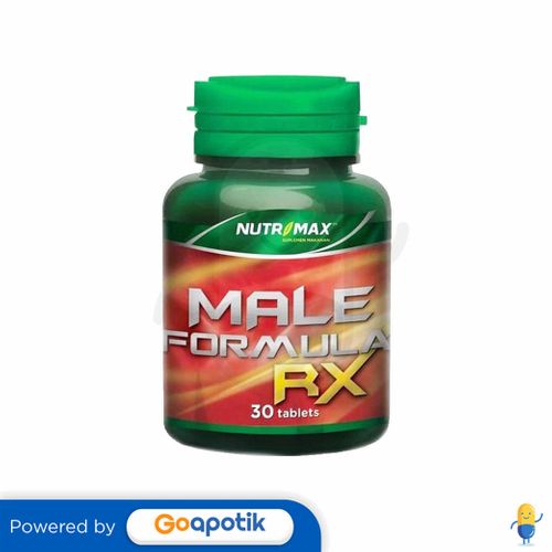 Jual Nutrimax Male Formula Rx Botol 30 Tablet Shopee Indonesia