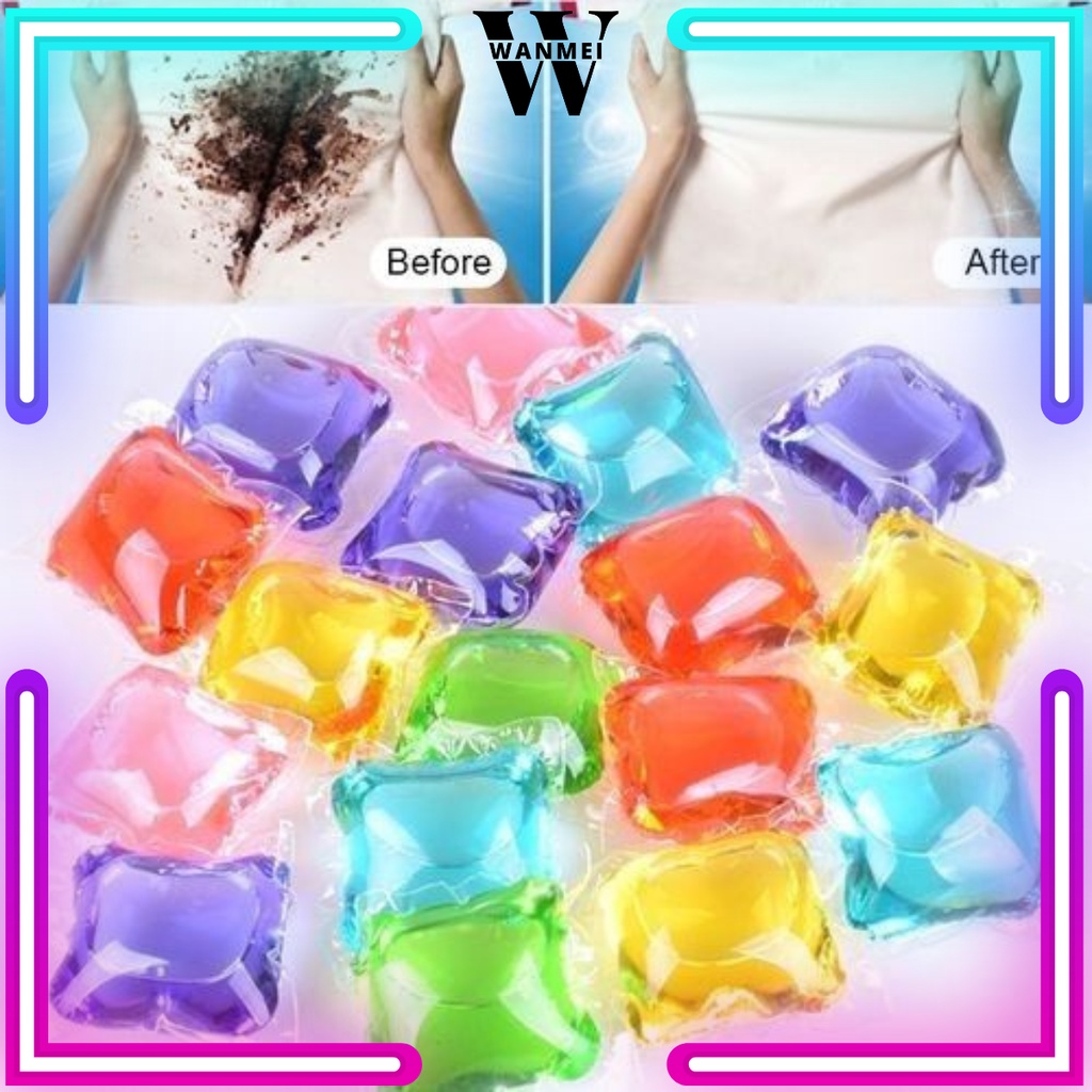 Jual WM Detergent Laundry Gel Ball Sabun Cair Cuci Baju Detergen Liquid ...