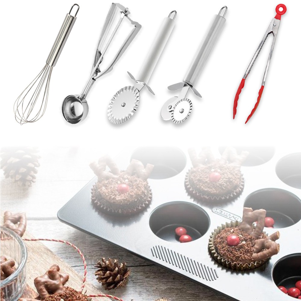 Jual Alat Membuat Adonan Roti Kue Dessert Lengkap Baking Tools by ...