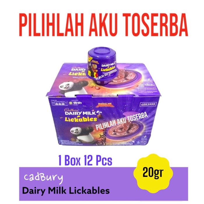 Jual Cadbury Cokelat Dairy Milk LICKABLES ( HARGA 1 BOX ) Shopee