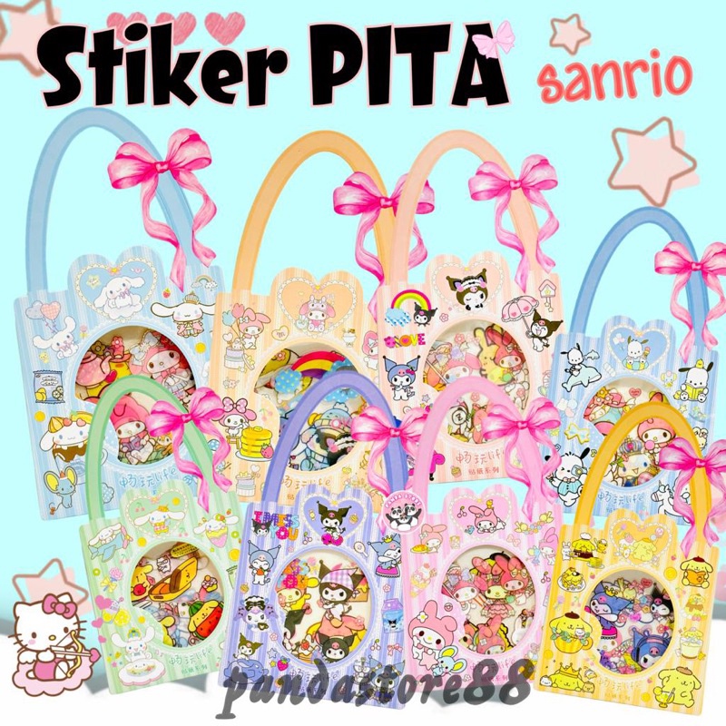Jual Sticker Sanrio Tas Pita Mini PVC Waterproof | Shopee Indonesia